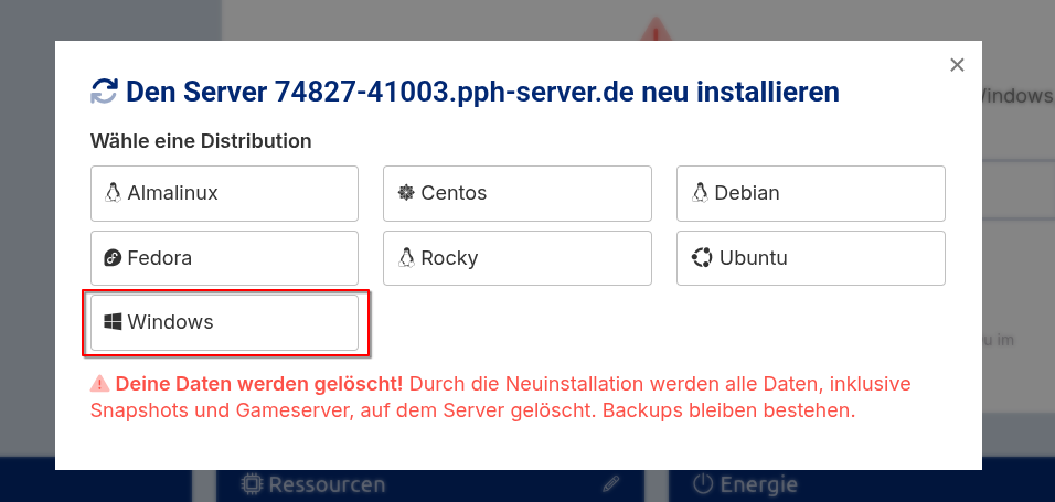 Betriebssysteme Installieren Dialog
