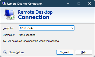 Windows Remote Desktop