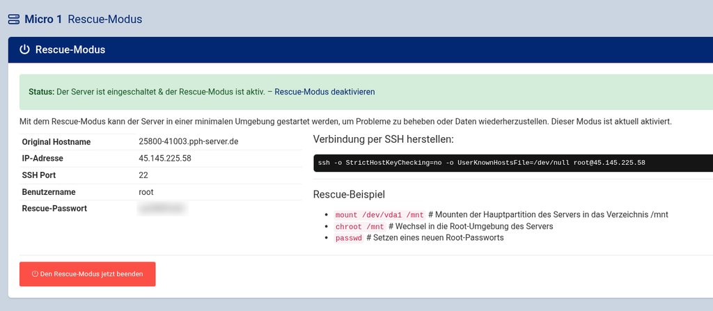 Das aktive Rescue-Panel. Hier siehst du alles wichtige für die Reparatur und für den Abschluss. Das aktive Rescue-Panel. Hier siehst du alles wichtige für die Reparatur und für den Abschluss.